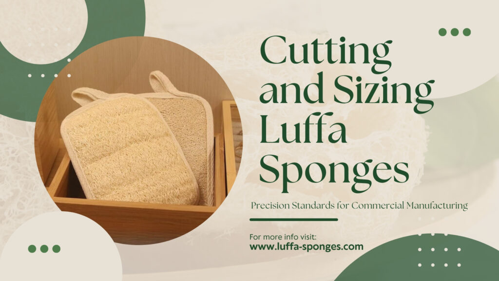 Cutting Sizing Luffa Sponge Manufacturing Standards 2026 luffa-sponges